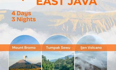 East java adventure tour featuring Mount bromo sunrise, tumpak sewu waterfall, and ijen crater