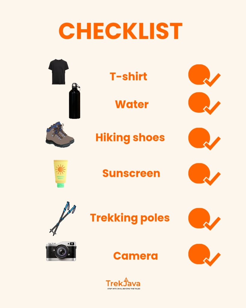 Ijen Visitor Checklist