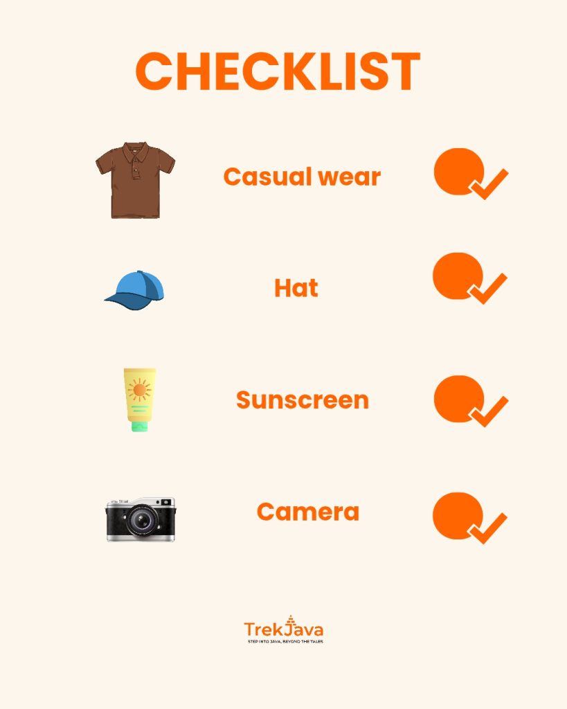 Jodipan Visitor Checklist