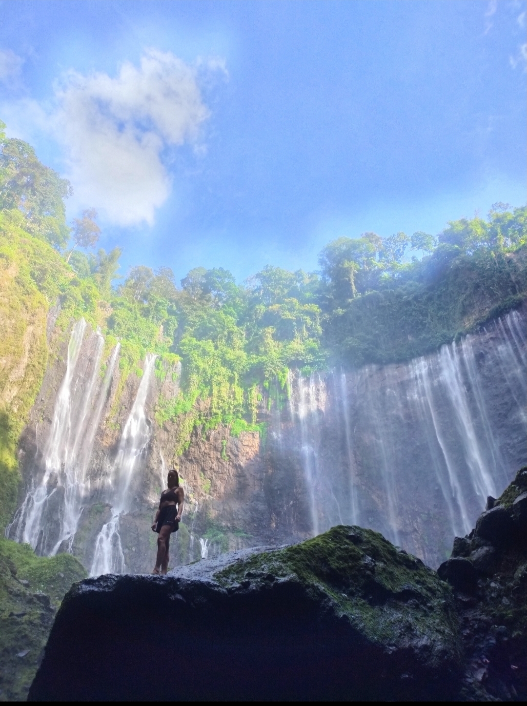 Traveler Tumpak Sewu Waterfall East Java