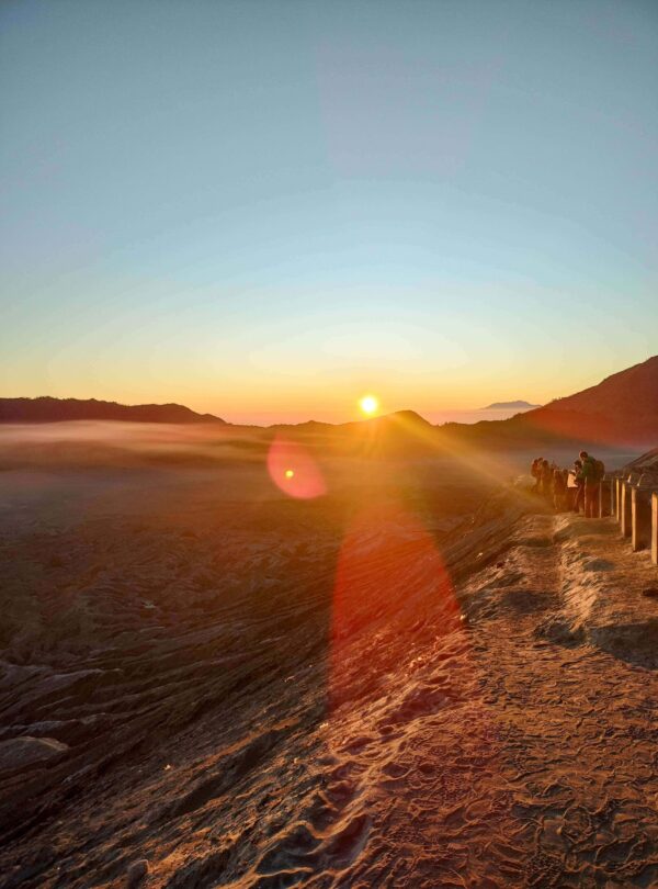 Bromo sunrise without crowds viewpoint