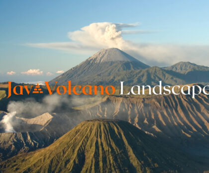 java volcano landscape