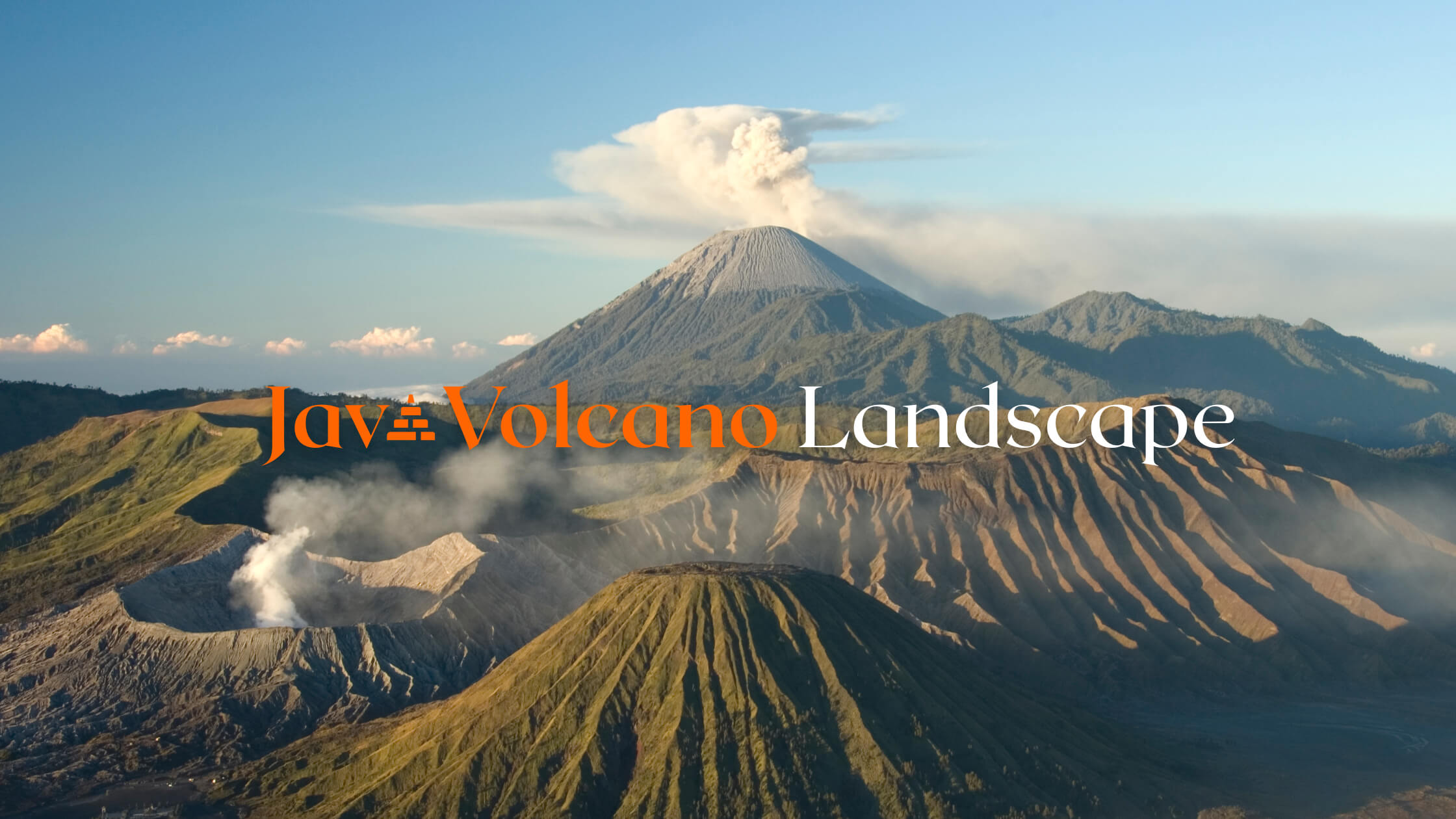 java volcano landscape