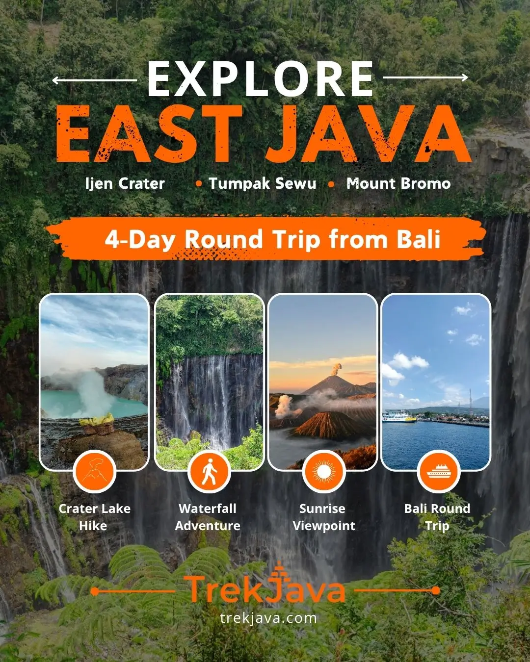 Explore East Java Round Trip from Bali