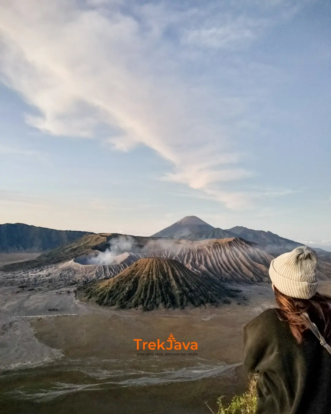 Mount Bromo volcano in East Java, Indonesia