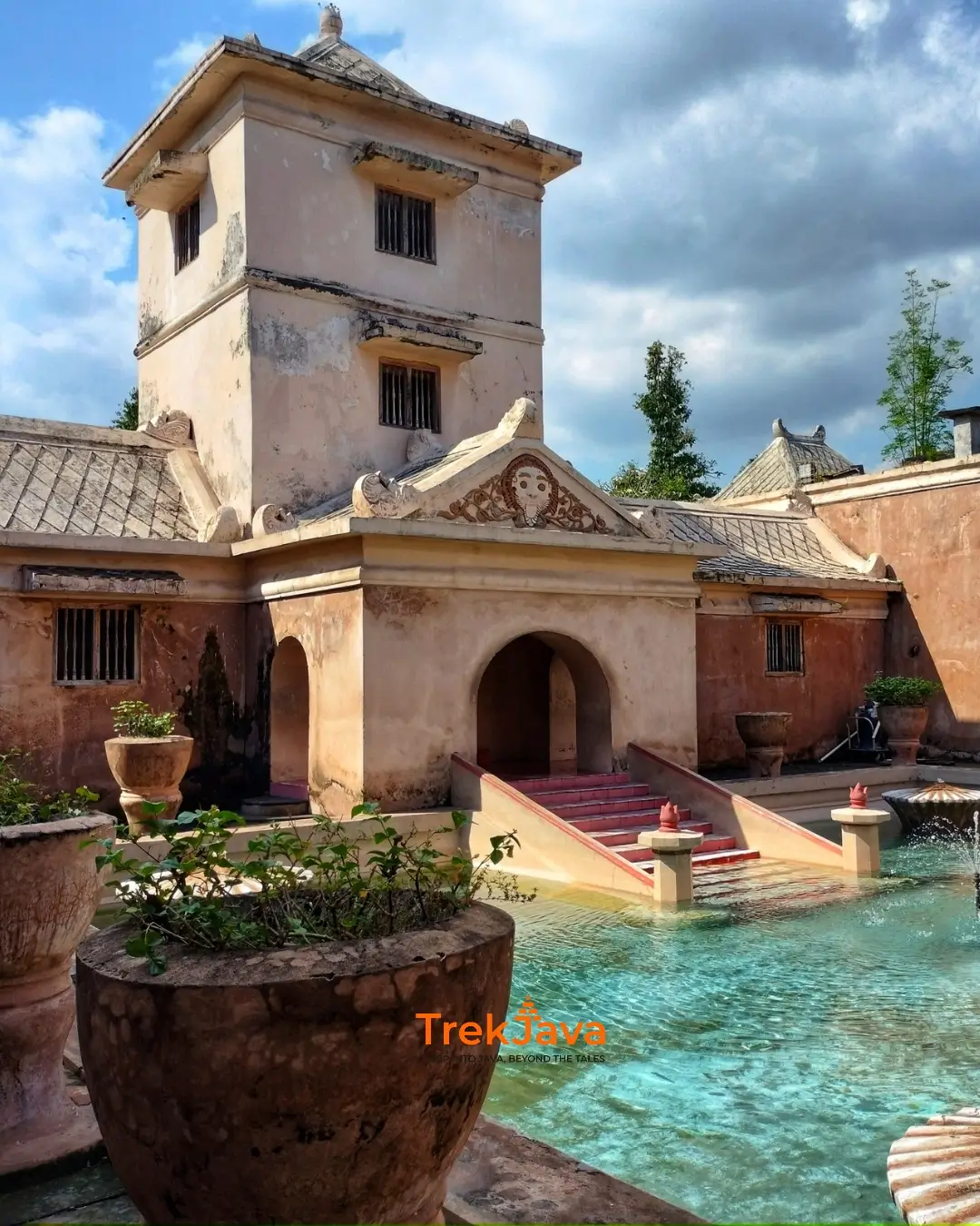 Taman Sari Water Castle in Yogyakarta, Indonesia